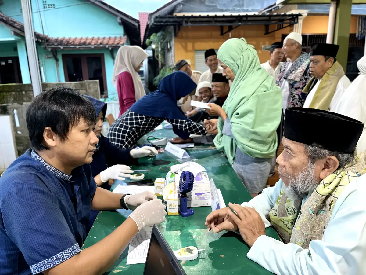 Sambut Ramadan 1447 H dengan Kebugaran, Masjid As-salam Sutopadan Gelar Layanan Cek Kesehatan Gratis